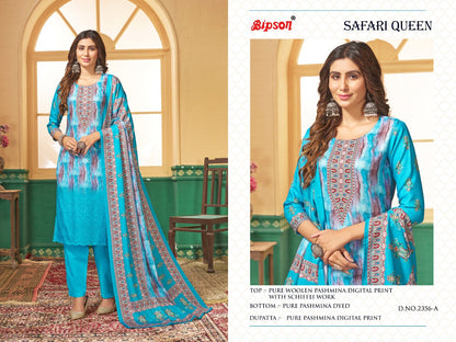 Safari Queen 2356 Bipson Prints Pashmina Suits