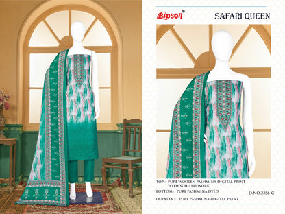 Safari Queen 2356 Bipson Prints Pashmina Suits