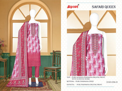 Safari Queen 2356 Bipson Prints Pashmina Suits