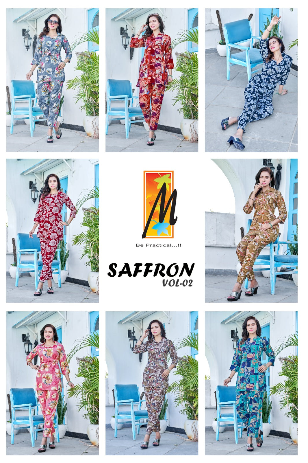 Saffron Vol 2 Master Rayon Co Ord Set