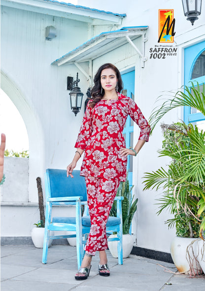 Saffron Vol 2 Master Rayon Co Ord Set