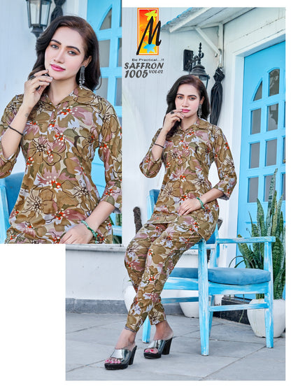 Saffron Vol 2 Master Rayon Co Ord Set