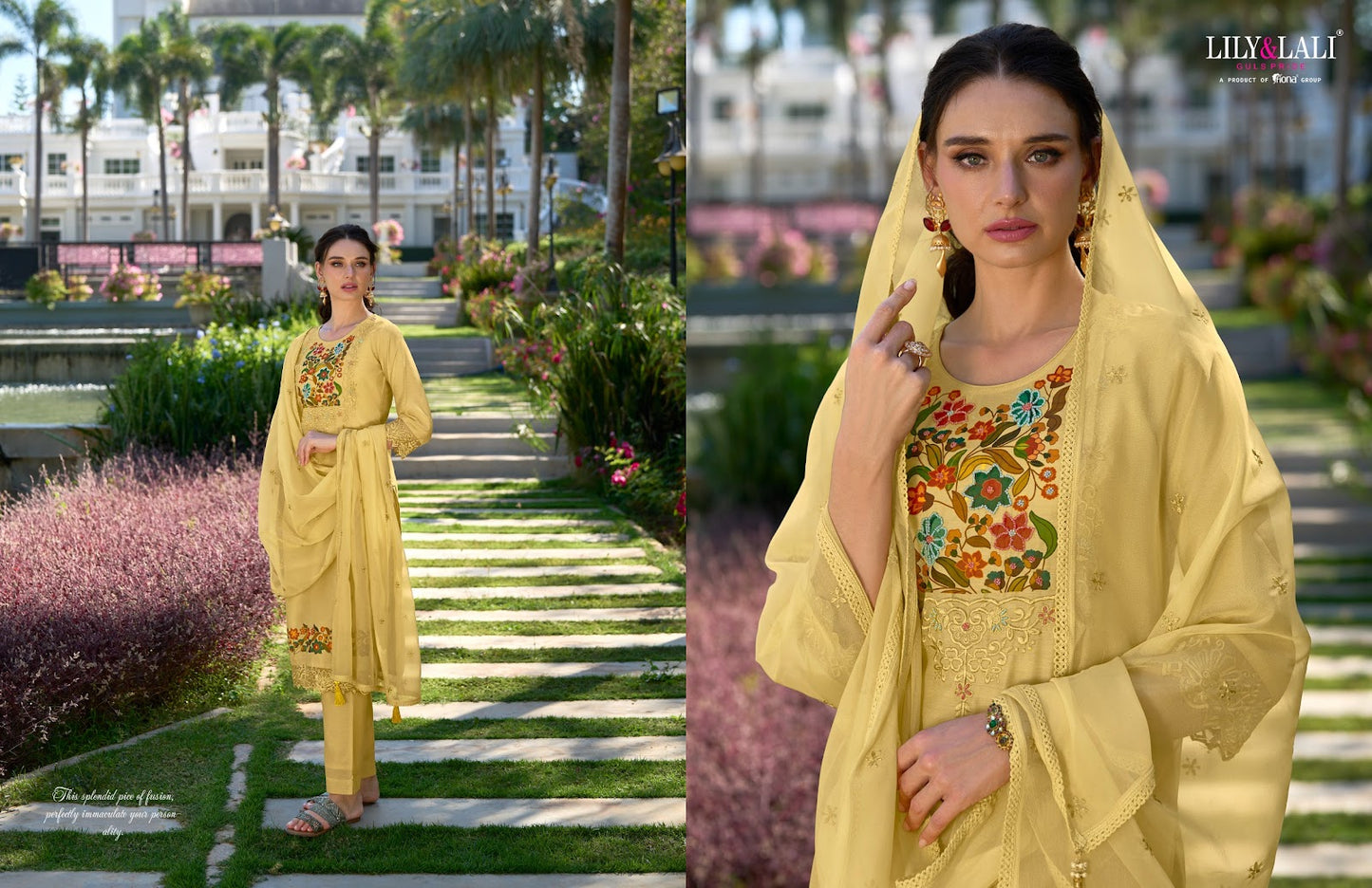 Safina Lily Lali Chanderi Silk Readymade Pant Style Suits