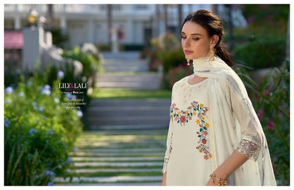 Safina Lily Lali Chanderi Silk Readymade Pant Style Suits