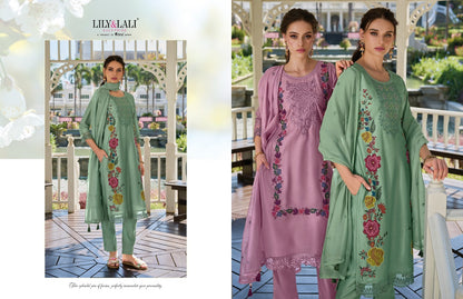 Safina Lily Lali Chanderi Silk Readymade Pant Style Suits