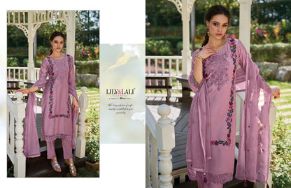 Safina Lily Lali Chanderi Silk Readymade Pant Style Suits