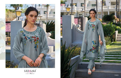 Safina Lily Lali Chanderi Silk Readymade Pant Style Suits