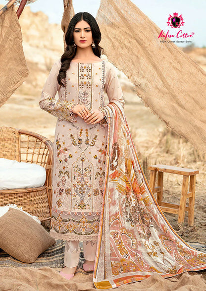 Safina Vol 4 Nafisa Cotton Soft Cotton Karachi Salwar Suits