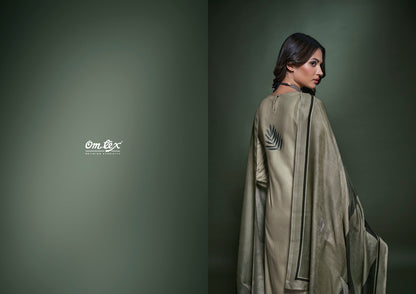 Sage Omtex Pashmina Suits