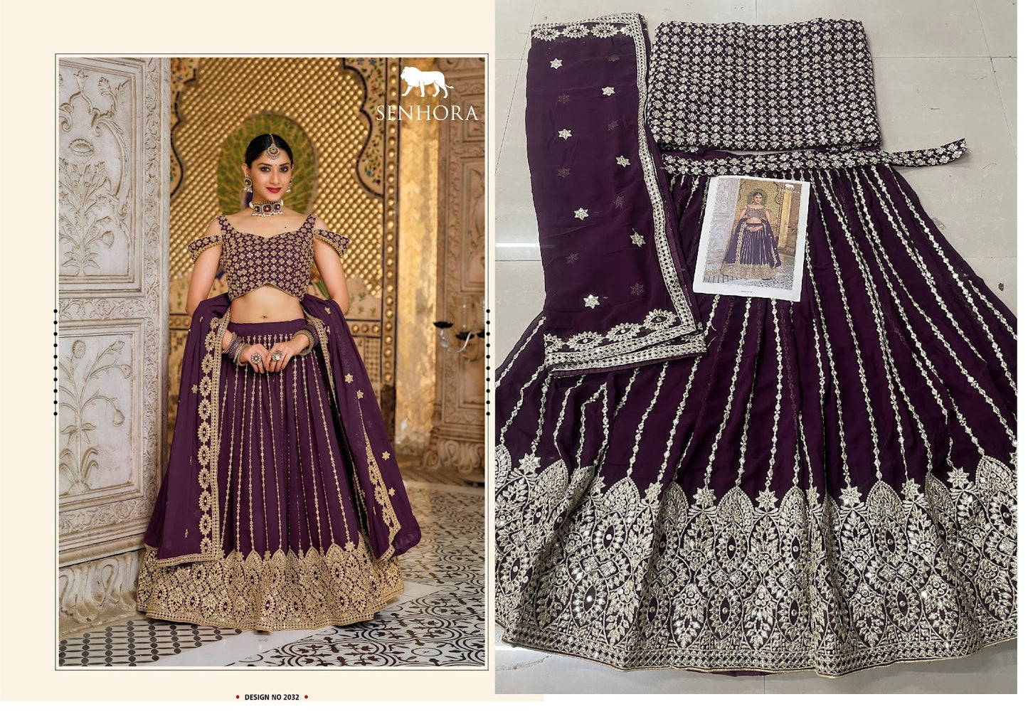 Saheli Vol 26 Senhora Georgette Lehenga Choli