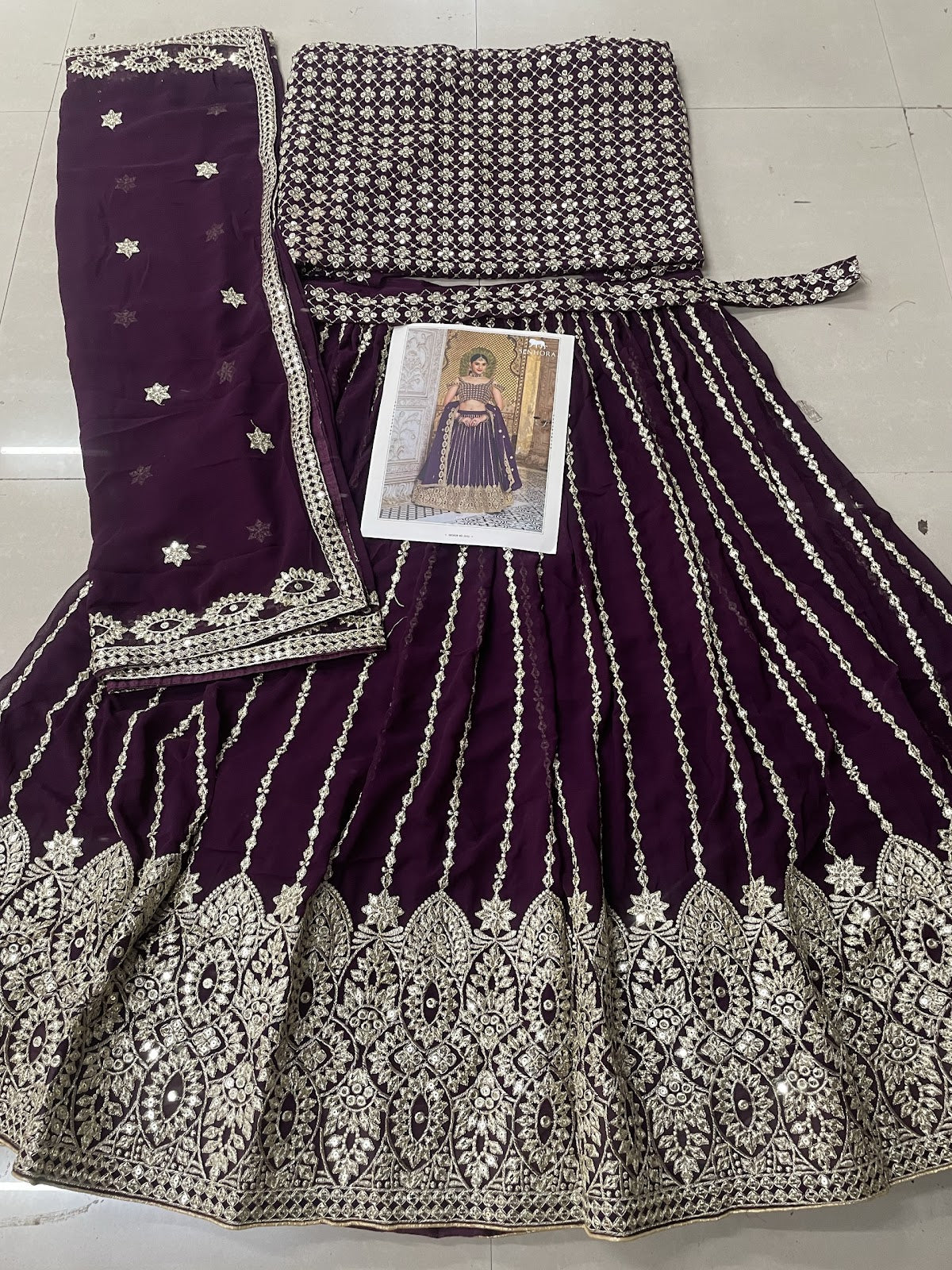 Saheli Vol 26 Senhora Georgette Lehenga Choli