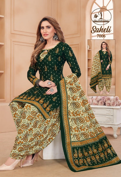 Saheli Vol 7 Miss World Choice Cotton Dress Material