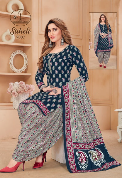 Saheli Vol 7 Miss World Choice Cotton Dress Material