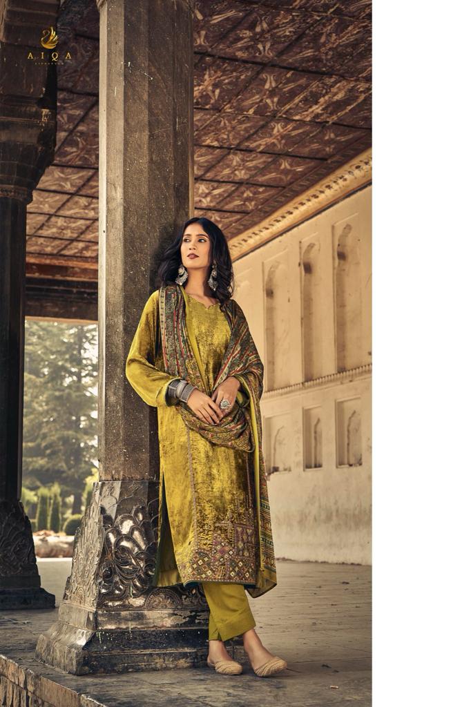 Sajda Aiqa Velvet Suits