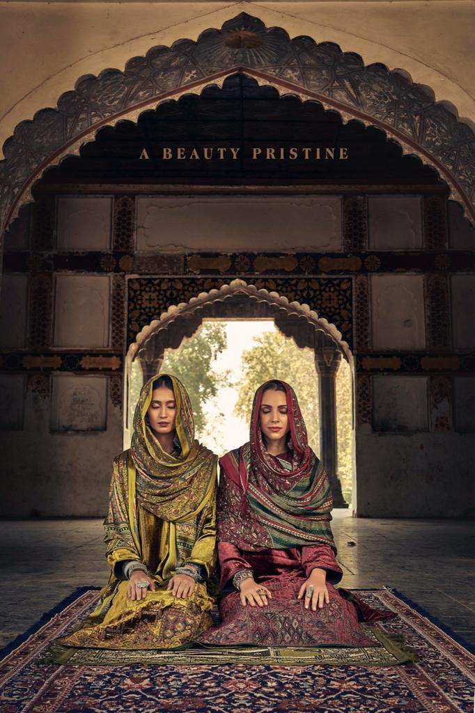 Sajda Aiqa Velvet Suits