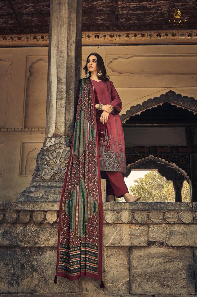 Sajda Aiqa Velvet Suits