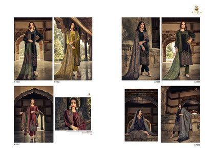 Sajda Aiqa Velvet Suits