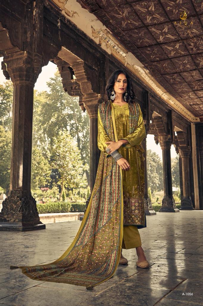 Sajda Aiqa Velvet Suits