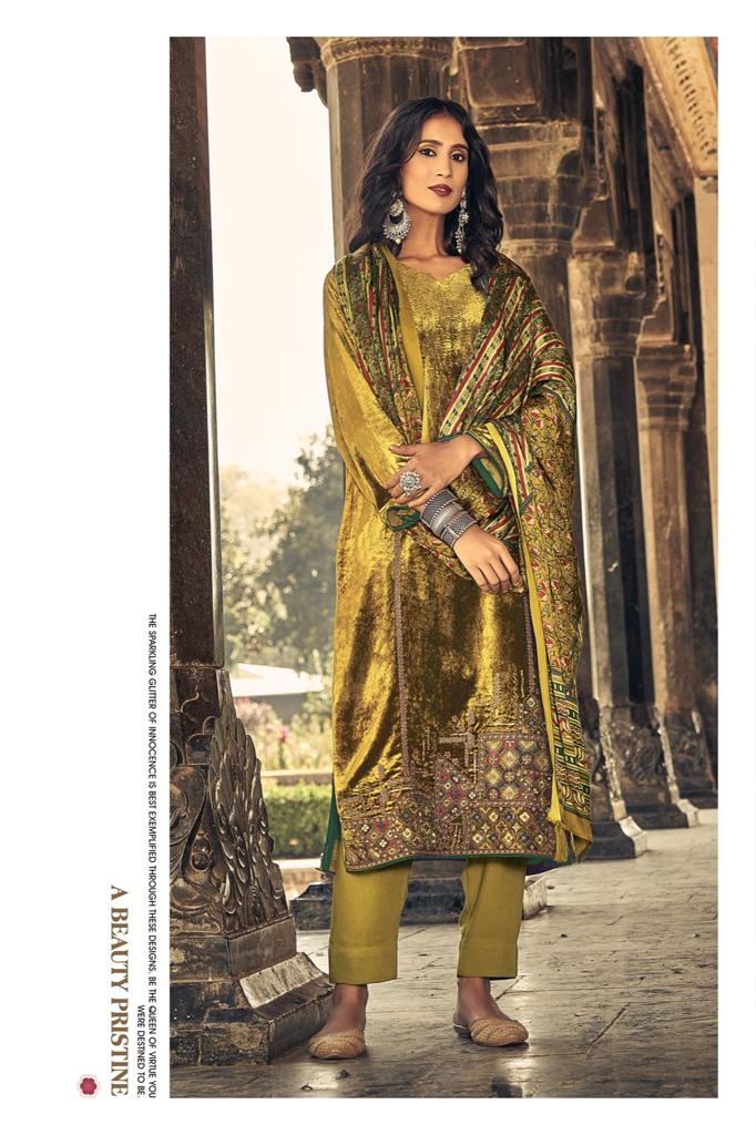 Sajda Aiqa Velvet Suits