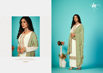 Sajni Radha Trendz Georgette Plazzo Style Suits