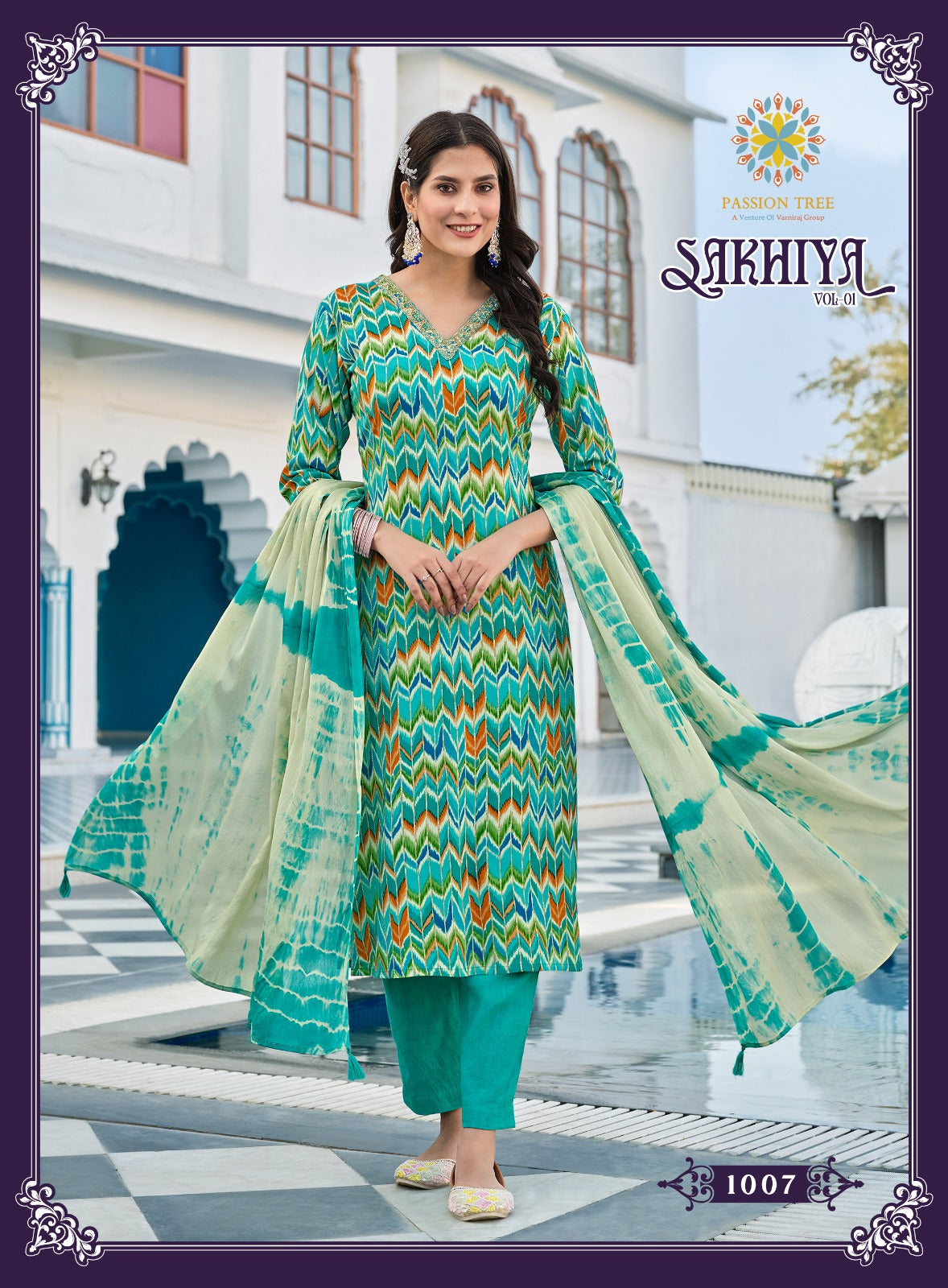 Sakhiya Vol 1 Passion Tree Rayon Readymade Pant Style Suits