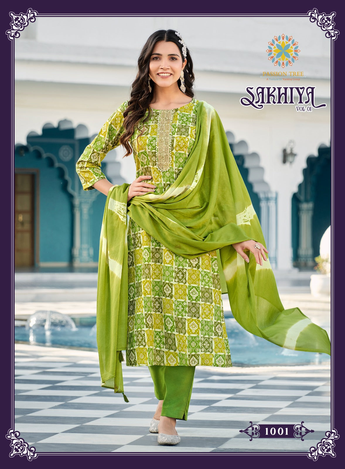 Sakhiya Vol 1 Passion Tree Rayon Readymade Pant Style Suits