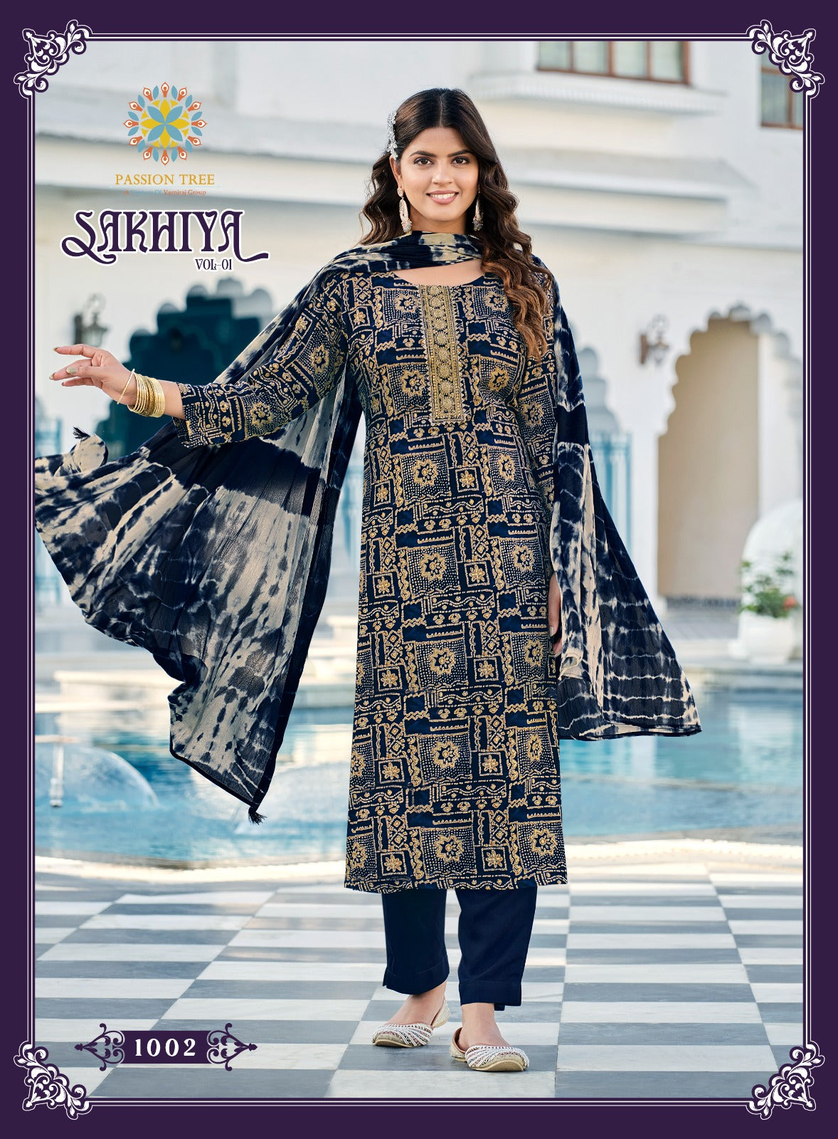 Sakhiya Vol 1 Passion Tree Rayon Readymade Pant Style Suits