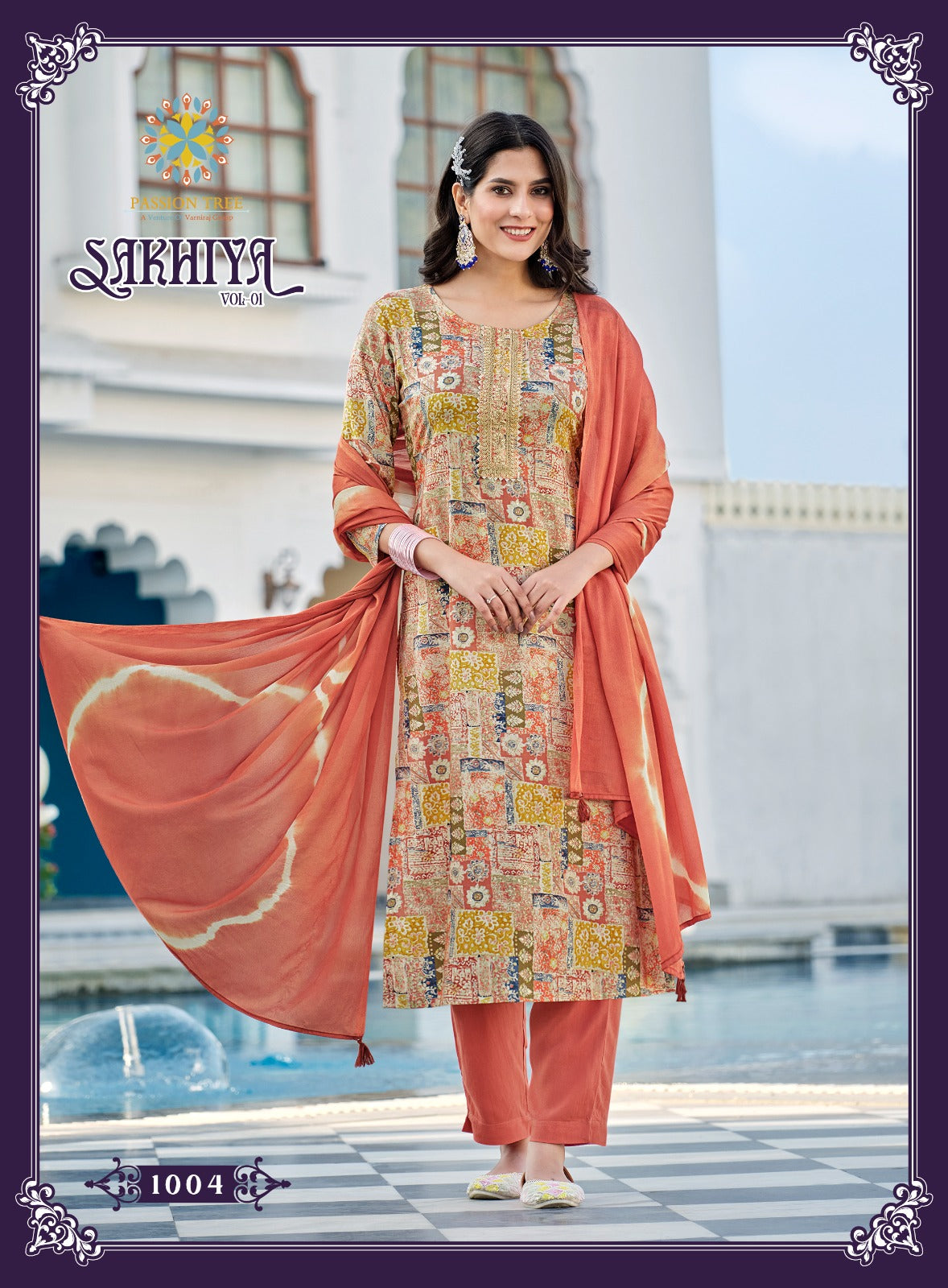 Sakhiya Vol 1 Passion Tree Rayon Readymade Pant Style Suits
