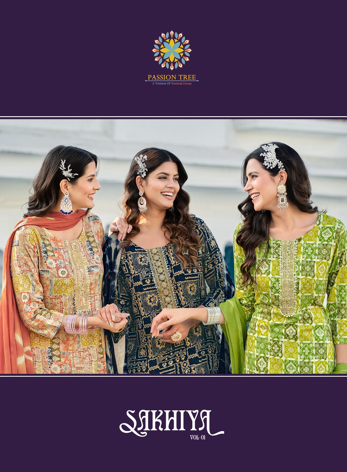 Sakhiya Vol 1 Passion Tree Rayon Readymade Pant Style Suits