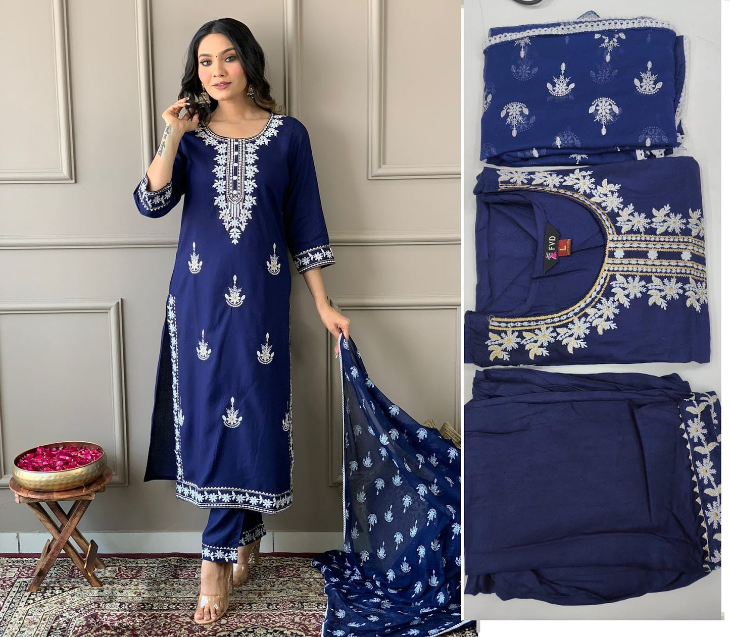 Sakira We Fab Rayon Readymade Pant Style Suits