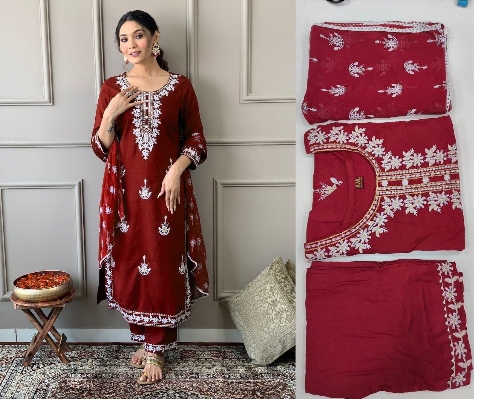 Sakira We Fab Rayon Readymade Pant Style Suits