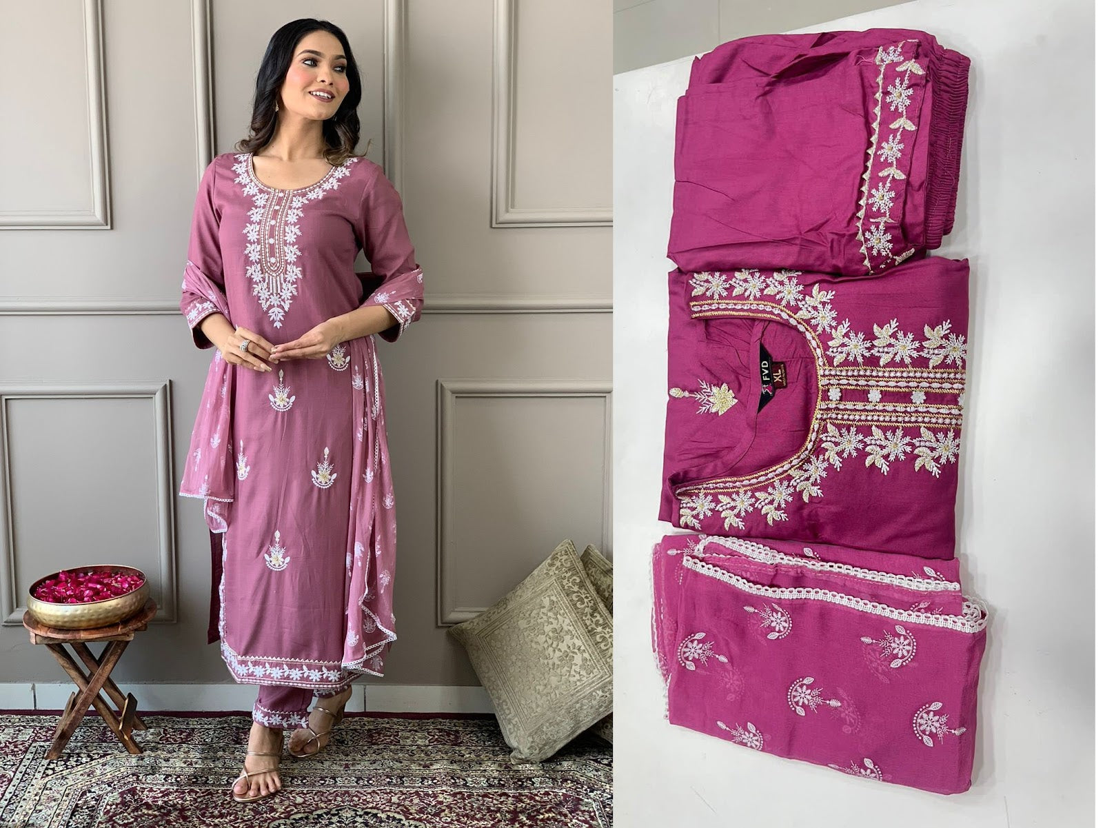 Sakira We Fab Rayon Readymade Pant Style Suits