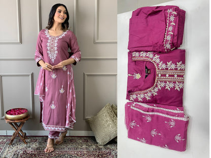 Sakira We Fab Rayon Readymade Pant Style Suits