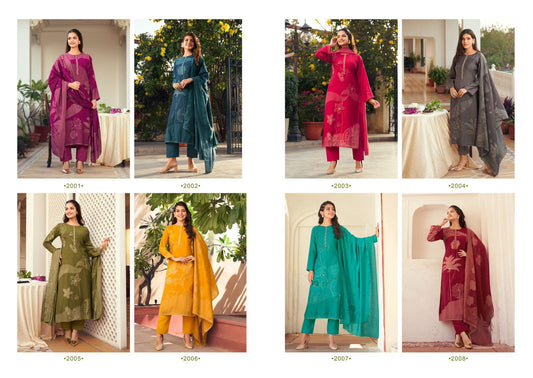 Sakshi Silk Vol 2 Sunrise Modal Silk Pant Style Suits