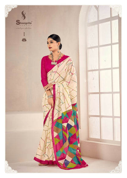 Sale-Sale Mulmul Cotton Vol 25 Shangrila Sarees