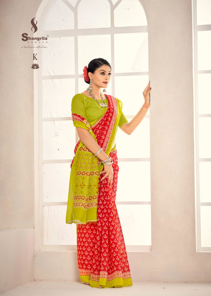 Sale-Sale Mulmul Cotton Vol 25 Shangrila Sarees