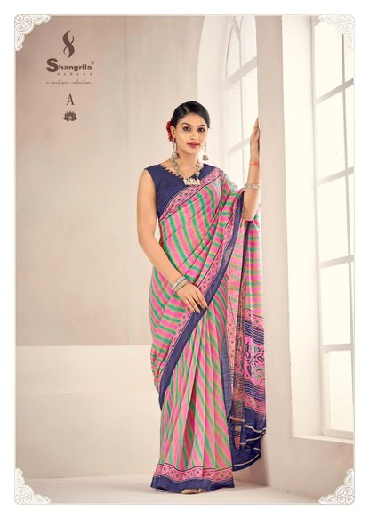 Sale-Sale Mulmul Cotton Vol 25 Shangrila Sarees