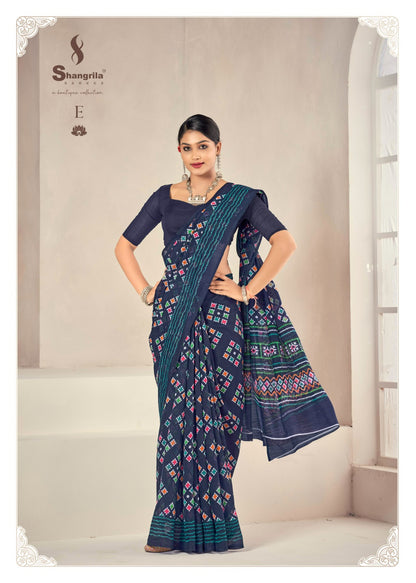 Sale-Sale Mulmul Cotton Vol 25 Shangrila Sarees