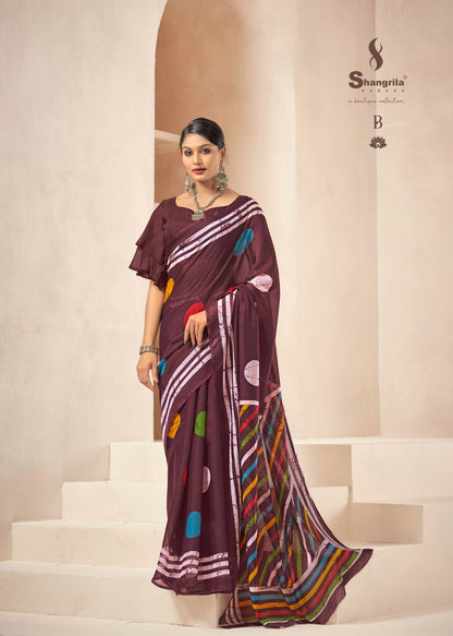 Sale-Sale Mulmul Cotton Vol 25 Shangrila Sarees