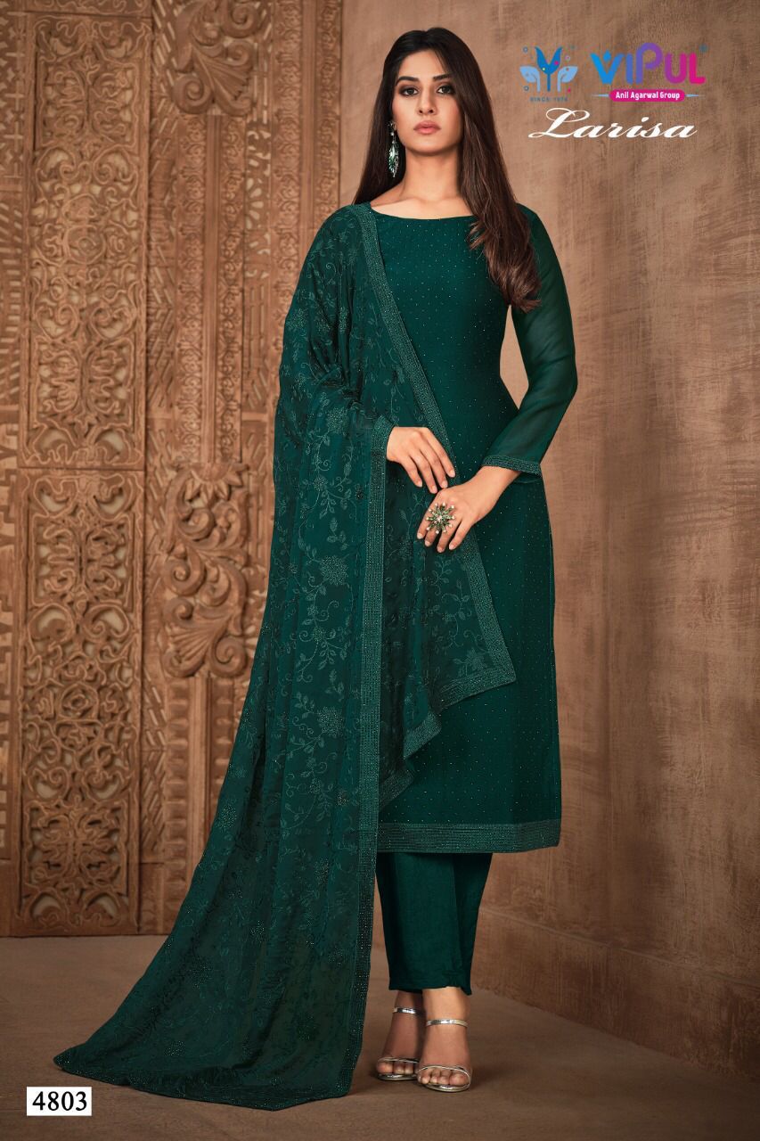 Sale Sale Sale Larissa Vipul Georgette Pant Style Suits