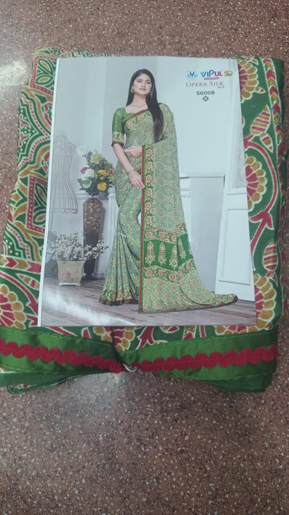 Sale Sale Sale Opera Silk Vipul Silk Crepe Sarees