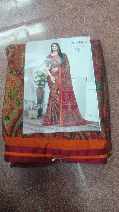 Sale Sale Sale Opera Silk Vipul Silk Crepe Sarees