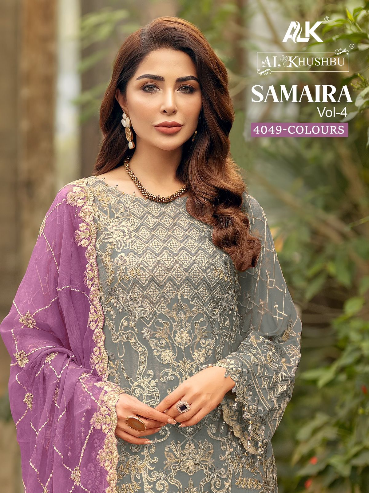 Samaira Vol 4-4049 Alk Georgette Pakistani Salwar Suits