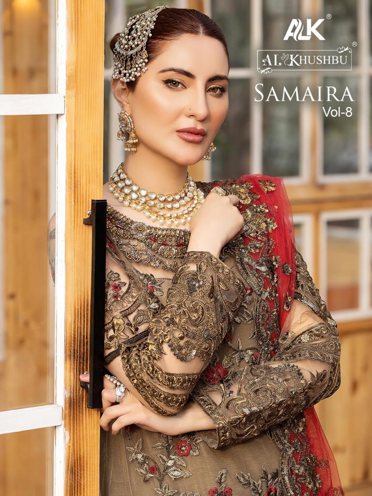 Samaira Vol 8 Alk Georgette Pakistani Salwar Suits