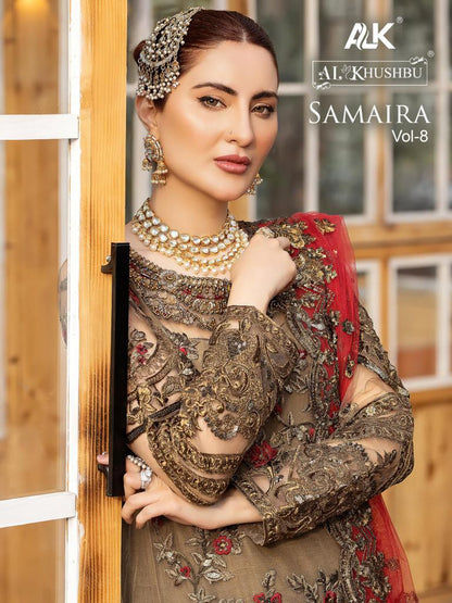 Samaira Vol 8 Alk Georgette Pakistani Salwar Suits