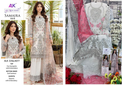 Samaira Vol 8 Alk Georgette Pakistani Salwar Suits