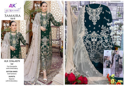 Samaira Vol 8 Alk Georgette Pakistani Salwar Suits