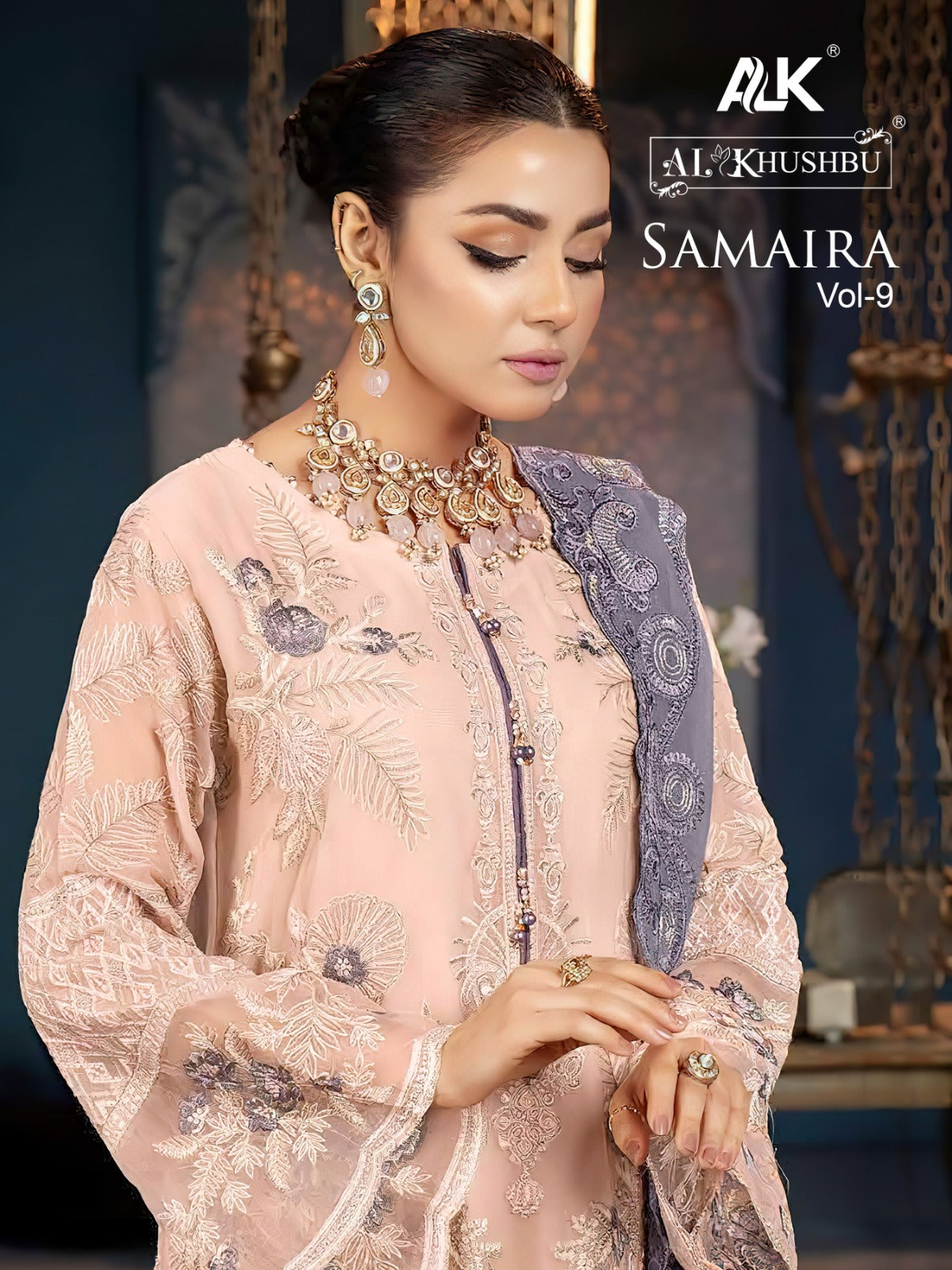 Samaira Vol 9 Alk Georgette Pakistani Salwar Suits