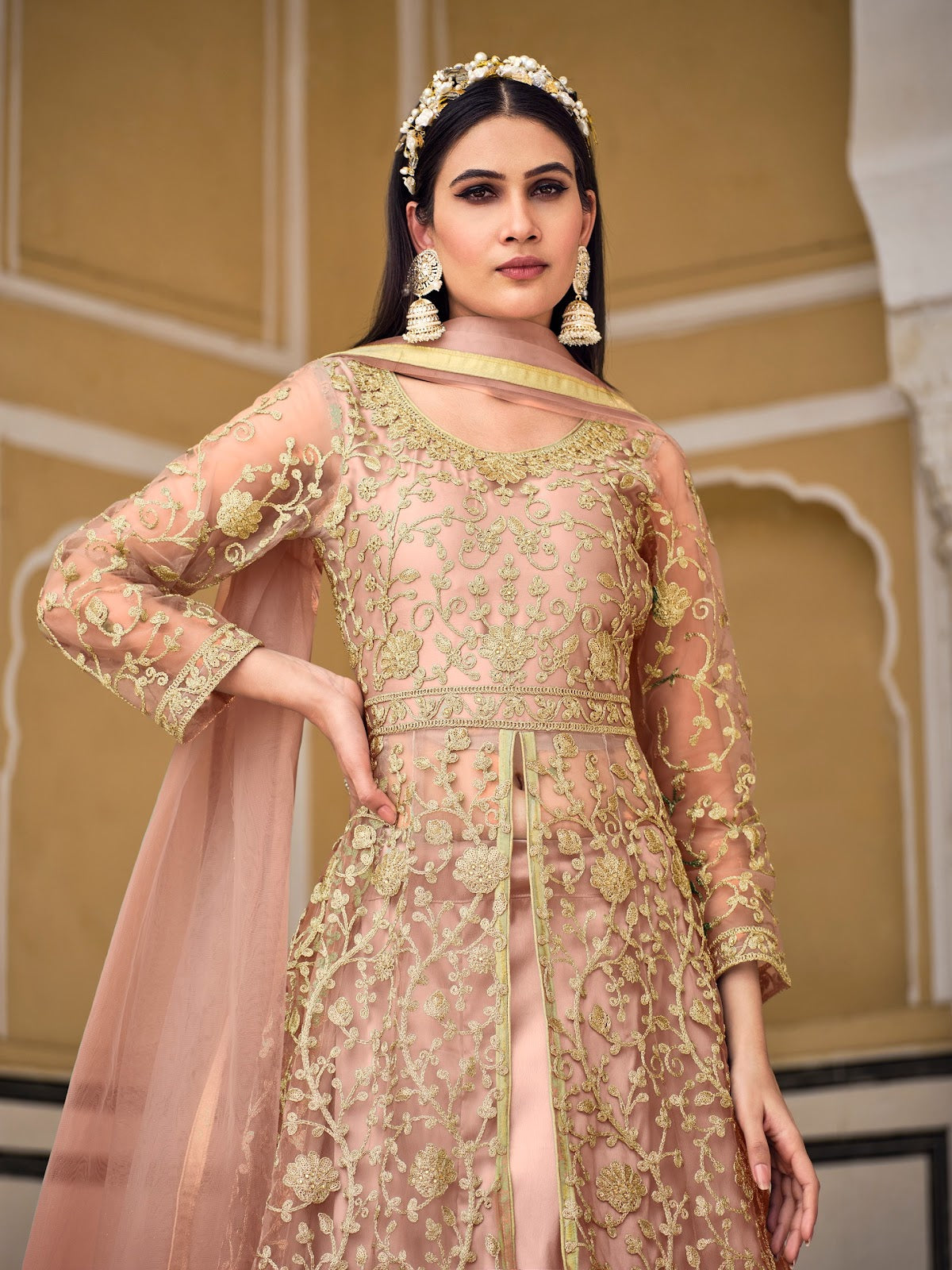 Samara-2085 Senhora Butterfly Net Pakistani Salwar Suits