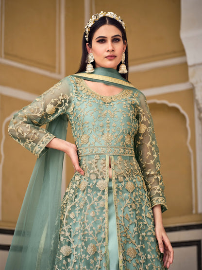 Samara-2085 Senhora Butterfly Net Pakistani Salwar Suits
